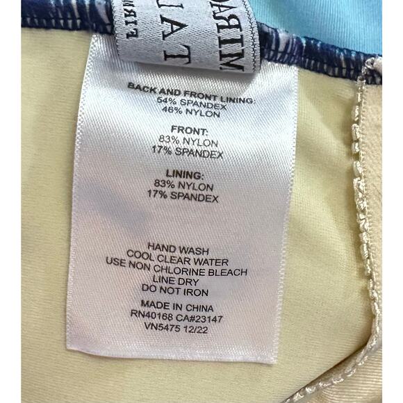 Talbots Miraclesuit Regatta Wise Dye One Piece Swimsuit Firm Control Size 12 - Picture 13 of 13